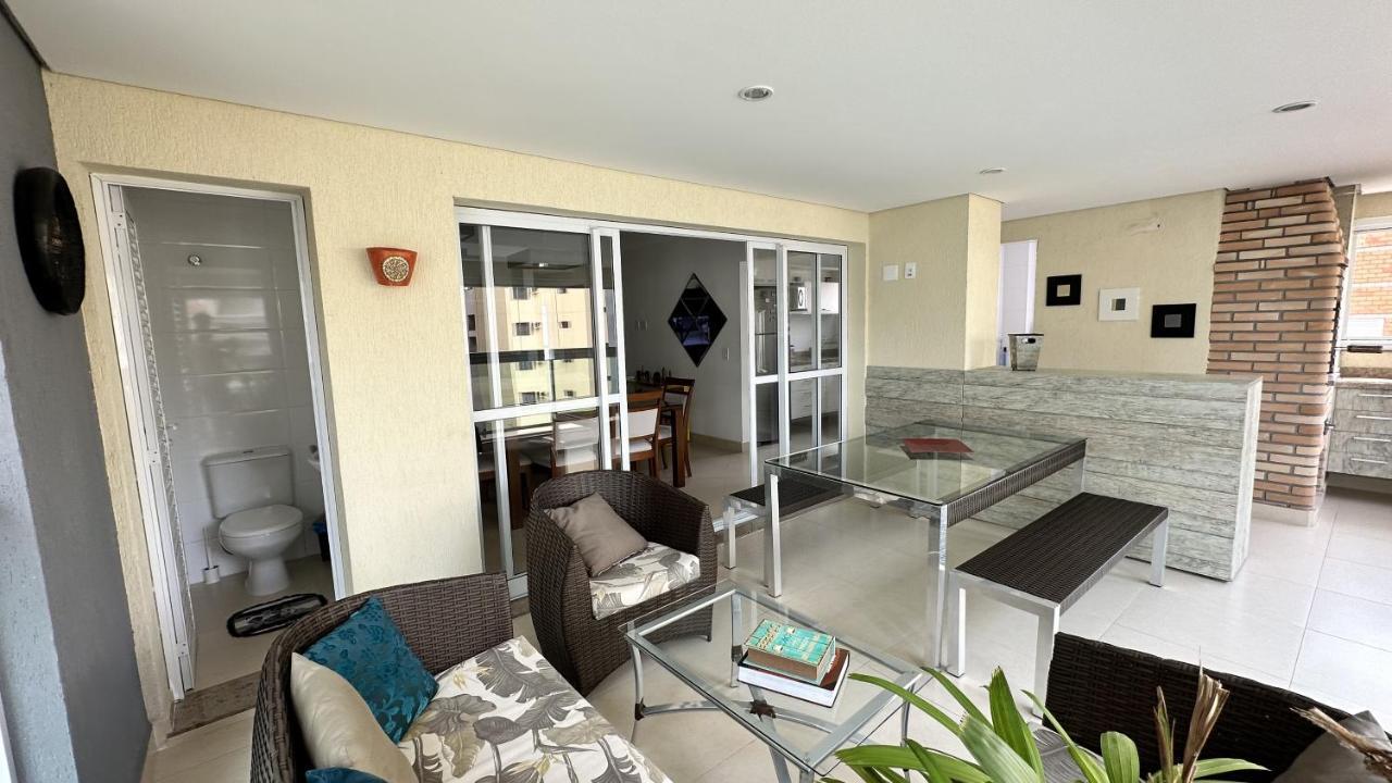 Apartamento Novo, Alto Padrao, No Guaruja, Com Terraco Gourmet E Lazer Appartamento Esterno foto