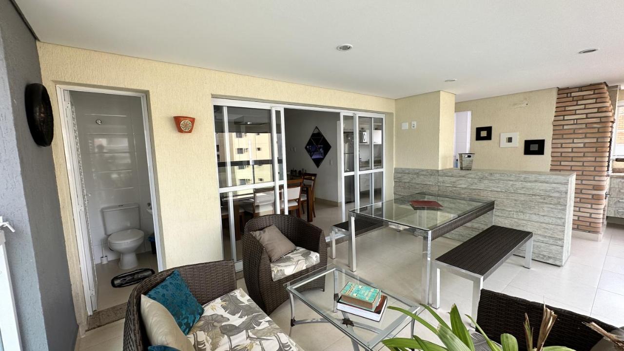 Apartamento Novo, Alto Padrao, No Guaruja, Com Terraco Gourmet E Lazer Appartamento Esterno foto